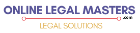 Online legal masters logo